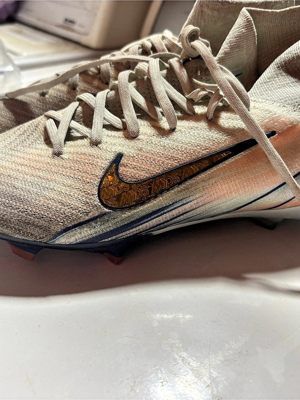 Nike CR7 Soccer Cleats White & Blue